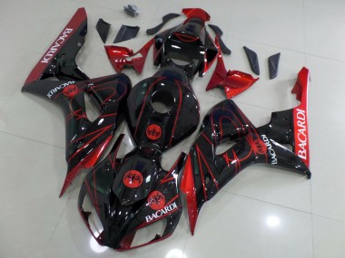 Rouge Bacardi 06-07 CBR1000RR Carénage Moto