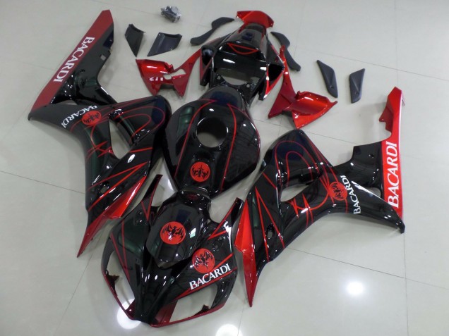 Rouge Bacardi 06-07 CBR1000RR Carénage Moto Rouge Bacardi 06-07 CBR1000RR Carénage Moto