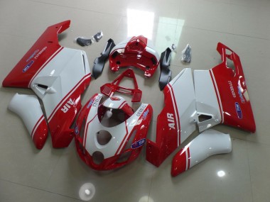 Rouge & Blanc 03-04 Ducati 749 999 Carénage Moto