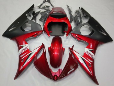 Rouge Blanc 03-04 R6 Carénage Moto