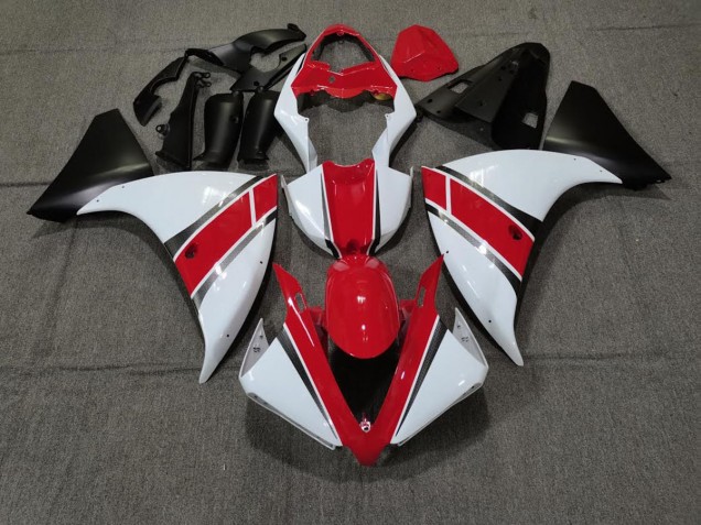 Rouge Blanc 09-11 R1 Carénage Moto Rouge Blanc 09-11 R1 Carénage Moto