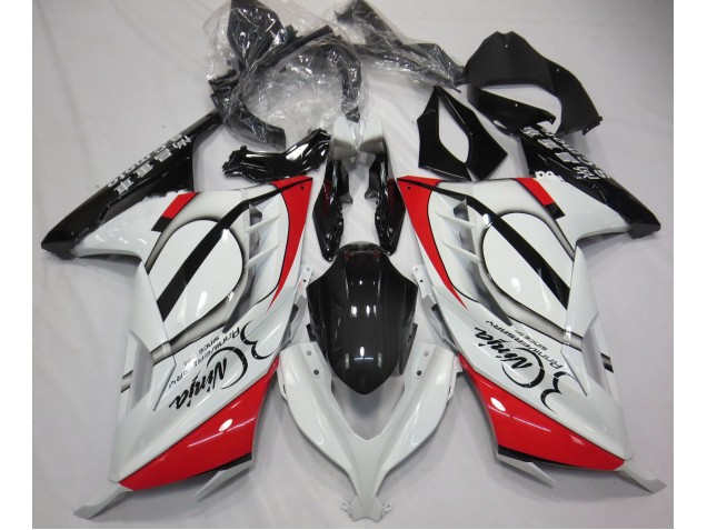 Rouge & Blanc 13-18 Ninja 300 Carénage Moto Rouge & Blanc 13-18 Ninja 300 Carénage Moto