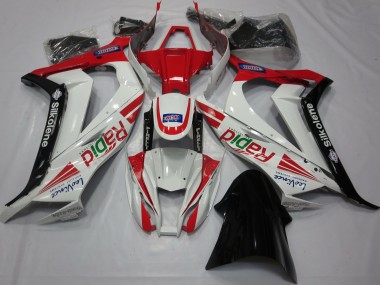 Rouge Blanc Noir 11-15 ZX10R Carénage Moto