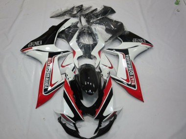 Rouge Blanc & Noir 11-24 GSXR 600-750 Carénage Moto