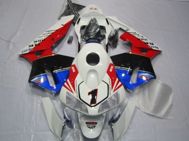 Rouge Blanc Noir & Bleu 03-04 CBR600RR Carénage Moto