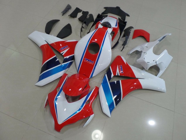 Rouge Bleu & Blanc 08-11 CBR1000RR Carénage Moto Rouge Bleu & Blanc 08-11 CBR1000RR Carénage Moto