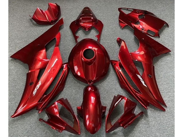 Rouge Bonbon 08-16 R6 Carénage Moto Rouge Bonbon 08-16 R6 Carénage Moto