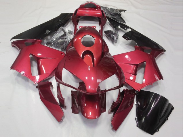 Rouge Bonbon Brillant 03-04 CBR600RR Carénage Moto Rouge Bonbon Brillant 03-04 CBR600RR Carénage Moto