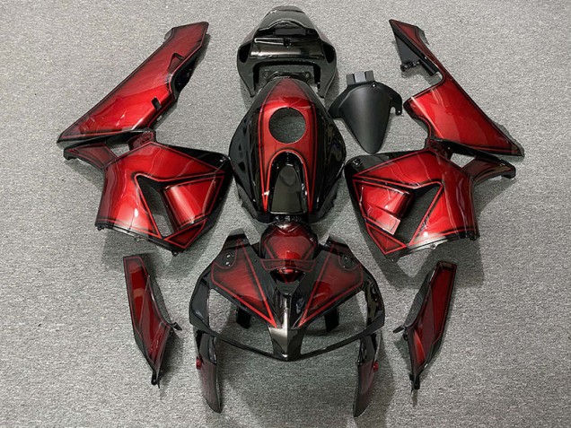 Rouge Bonbon Profond 05-06 CBR600RR Carénage Moto Rouge Bonbon Profond 05-06 CBR600RR Carénage Moto