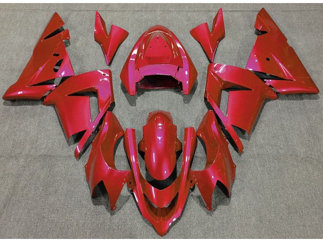 Rouge Brillant 04-05 ZX10R Carénage Moto Rouge Brillant 04-05 ZX10R Carénage Moto