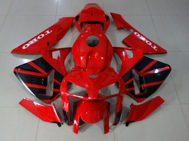 Rouge Brillant 05-06 CBR600RR Carénage Moto