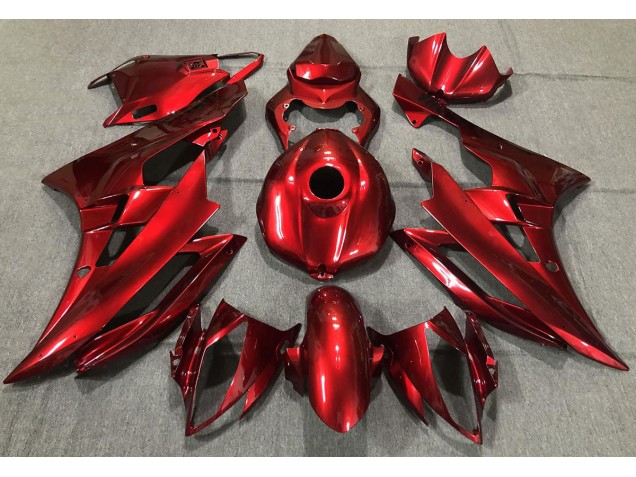 Rouge Brillant 06-07 R6 Carénage Moto Rouge Brillant 06-07 R6 Carénage Moto
