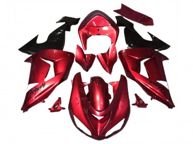 Rouge Brillant 06-07 ZX10R Carénage Moto