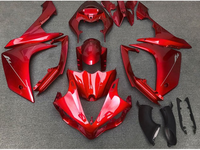 Rouge Brillant 07-08 R1 Carénage Moto Rouge Brillant 07-08 R1 Carénage Moto