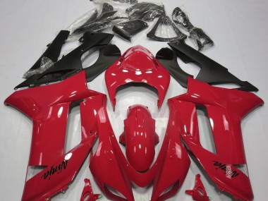 Rouge Brillant 07-08 ZX6R Carénage Moto