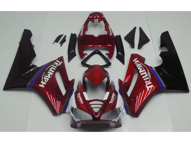 Rouge Brillant 09-12 Daytona 675 Carénage Moto Rouge Brillant 09-12 Daytona 675 Carénage Moto