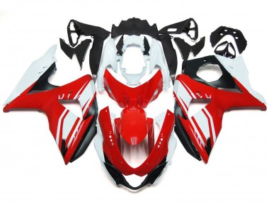 Rouge Brillant Avec Style Noir 09-16 GSXR 1000 Carénage Moto