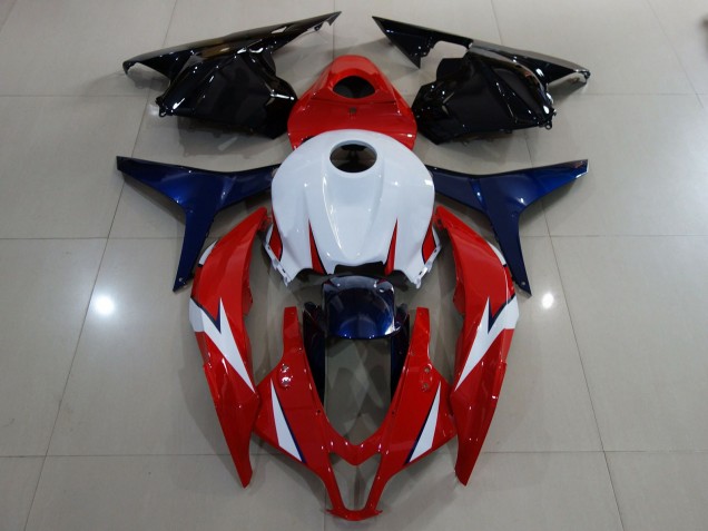 Rouge Brillant / Blanc 09-12 CBR600RR Carénage Moto