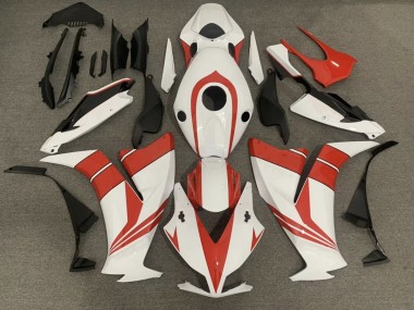 Rouge Brillant & Blanc 12-16 CBR1000RR Carénage Moto