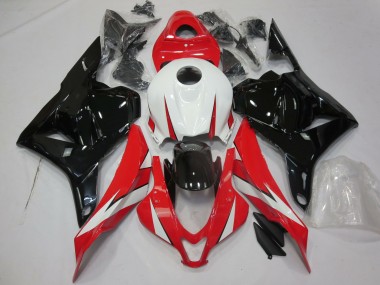 Rouge Brillant Blanc & Noir 09-12 CBR600RR Carénage Moto