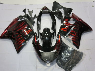 Rouge Brillant Flamme 96-07 CBR1100XX Carénage Moto