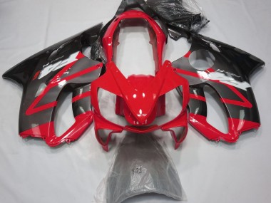 Rouge Brillant & Gris 04-07 CBR600 F4i Carénage Moto