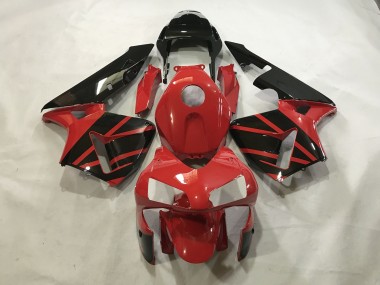 Rouge Brillant / Noir 03-04 CBR600RR Carénage Moto