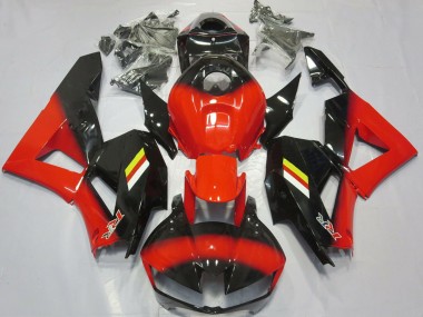 Rouge Brillant & Noir 13-23 CBR600RR Carénage Moto