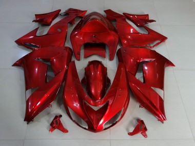 Rouge Brillant Profond 06-07 ZX10R Carénage Moto