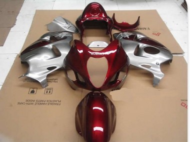 Rouge D Argent 97-07 GSXR 1300 Carénage Moto