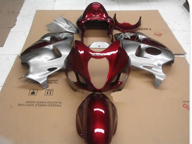 Rouge D Argent 97-07 GSXR 1300 Carénage Moto Rouge D Argent 97-07 GSXR 1300 Carénage Moto