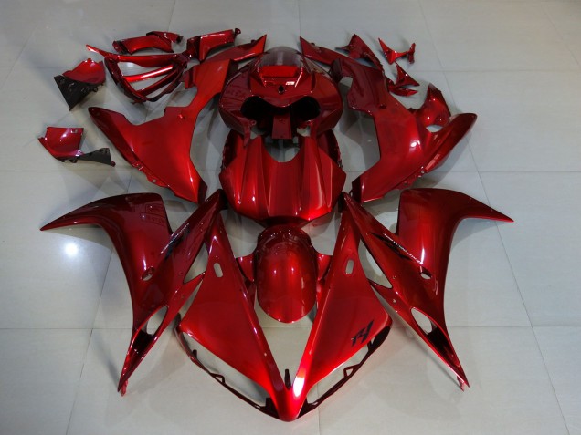 Rouge Foncé 04-06 R1 Carénage Moto Rouge Foncé 04-06 R1 Carénage Moto