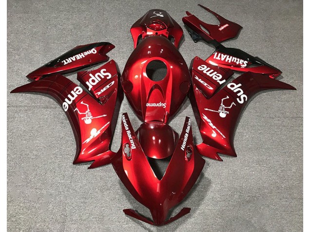 Rouge Foncé Personnalisé 12-16 CBR1000RR Carénage Moto