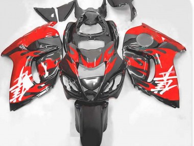 Rouge & Gris 08-20 GSXR 1300 Carénage Moto