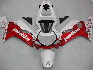 Rouge Jordan 01-03 GSXR 600-750 Carénage Moto