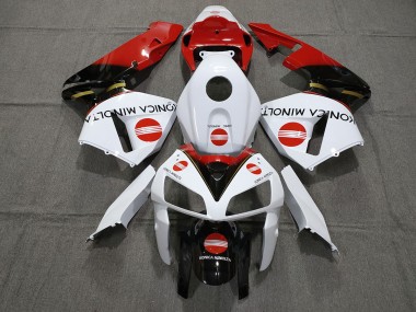 Rouge Konica Minolta 05-06 CBR600RR Carénage Moto