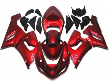 Rouge Marron 05-06 ZX6R Carénage Moto