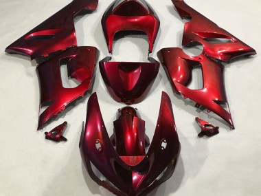 Rouge Métallisé 05-06 ZX6R Carénage Moto