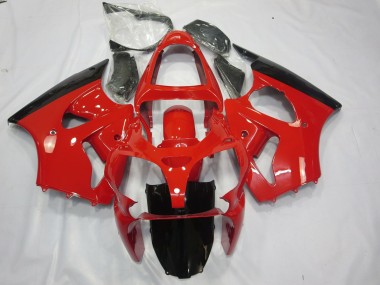 Rouge & Noir 00-02 ZX6R Carénage Moto
