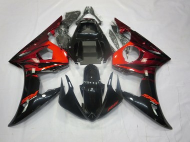 Rouge & Noir 03-04 R6 Carénage Moto