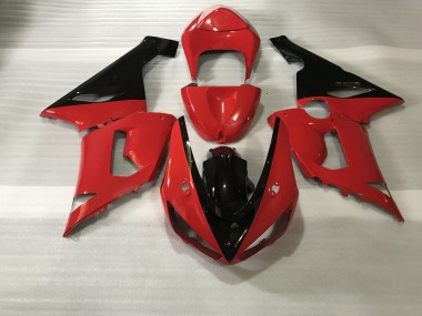 Rouge Noir 05-06 ZX6R Carénage Moto
