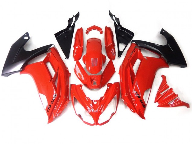 Rouge Noir 12-16 Ninja 650R Carénage Moto Rouge Noir 12-16 Ninja 650R Carénage Moto