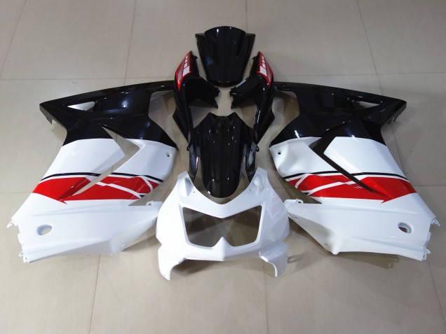 Rouge Noir & Blanc 08-12 Ninja 250 Carénage Moto Rouge Noir & Blanc 08-12 Ninja 250 Carénage Moto