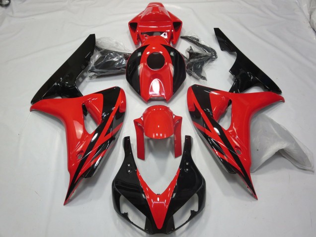 Rouge Noir OEM Style Sans Décalcomanies 06-07 CBR1000RR Carénage Moto