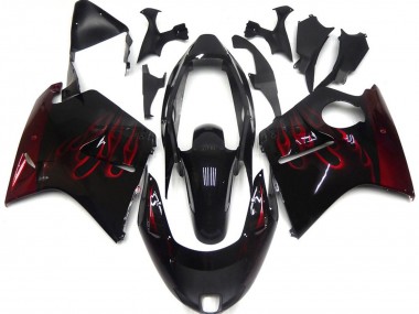 Rouge Profond Flamme 96-07 CBR1100XX Carénage Moto