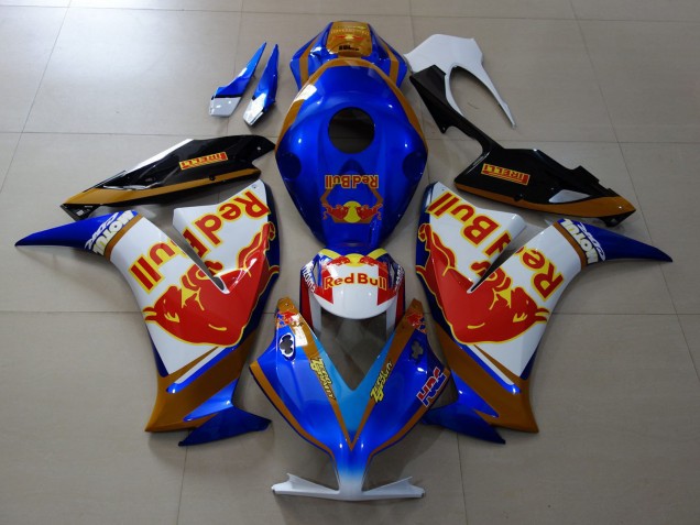 Rouge Taureau Bleu & Or 12-16 CBR1000RR Carénage Moto