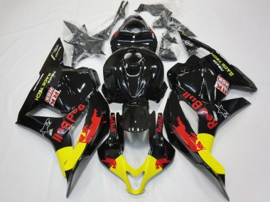 Rouge Taureau Noir Brillant 09-12 CBR600RR Carénage Moto