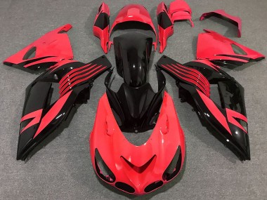 Rouge Vif 06-11 ZX14R Carénage Moto