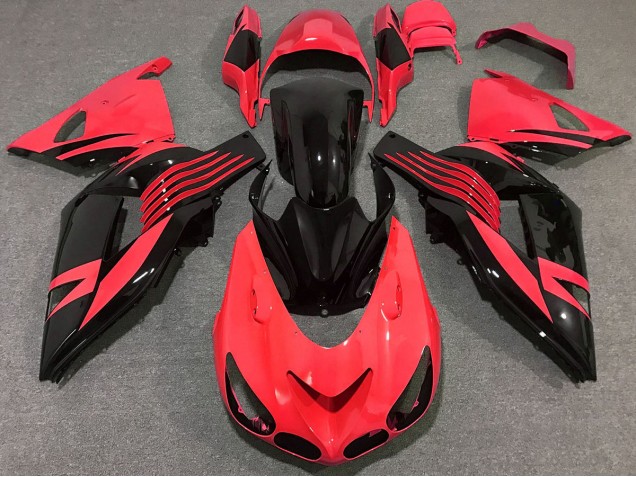 Rouge Vif 06-11 ZX14R Carénage Moto