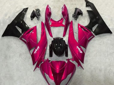 Rouge Vif Brillant 09-12 ZX6R Carénage Moto